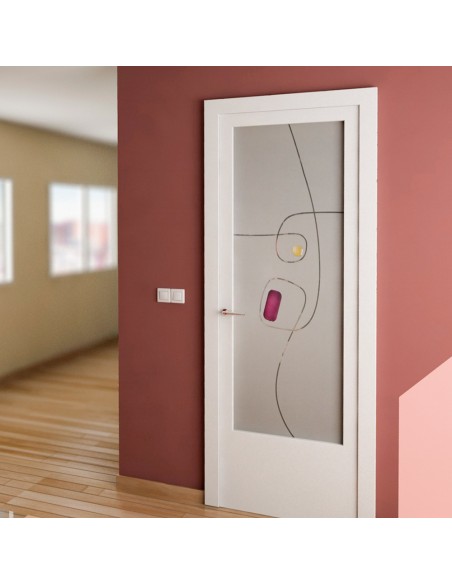 Cristal decorativo a medida para puertas