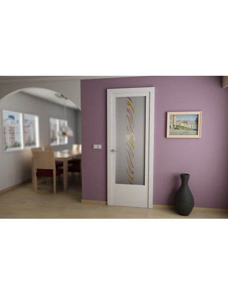 Vidrio decorativo a medida para puertas