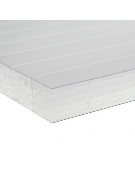 Panel de policarbonato opal-hielo de 10mm a medida