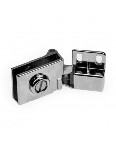 Bisagra recta para vidrios de 4 a 5mm